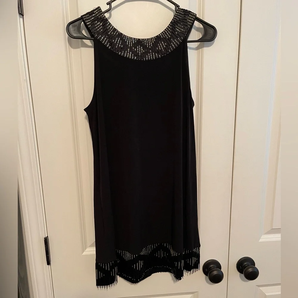 Never Worn Express Beaded Dress Size M - Picture 2 of 4